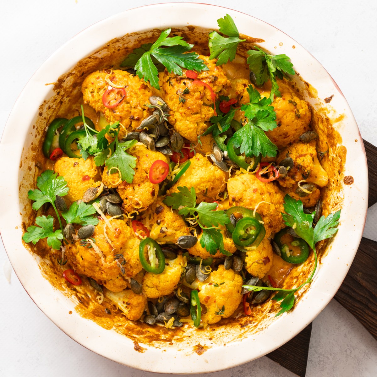 CAULIFLOWER BAKED IN&nbsp;CREAM