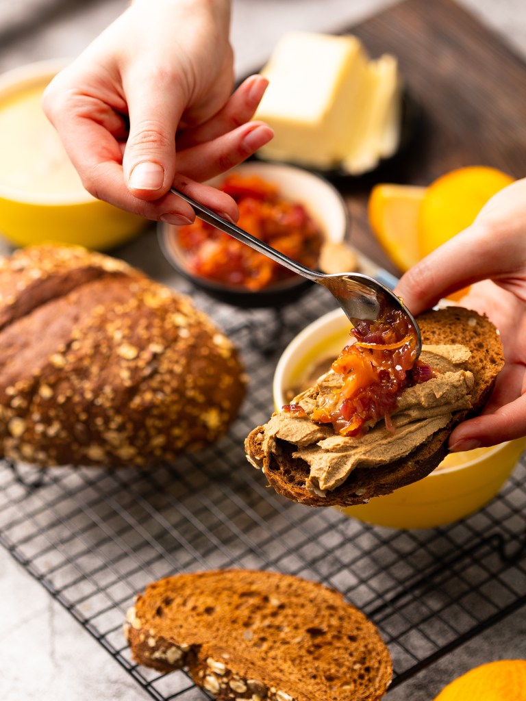 orange confiture for pate