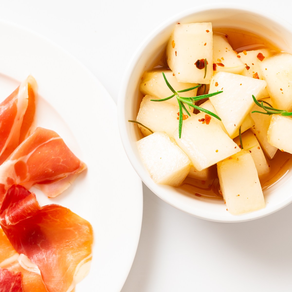 PICKLED MELON CON&nbsp;JAMON