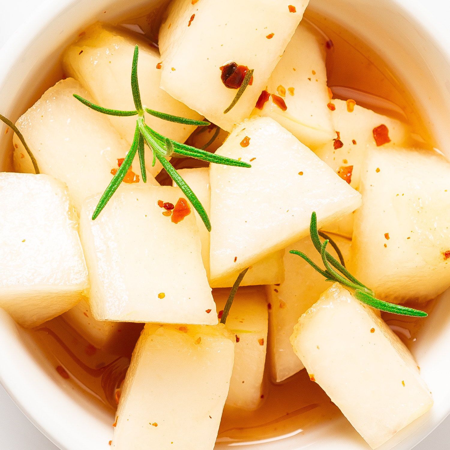 Pickled Melon and Jamon