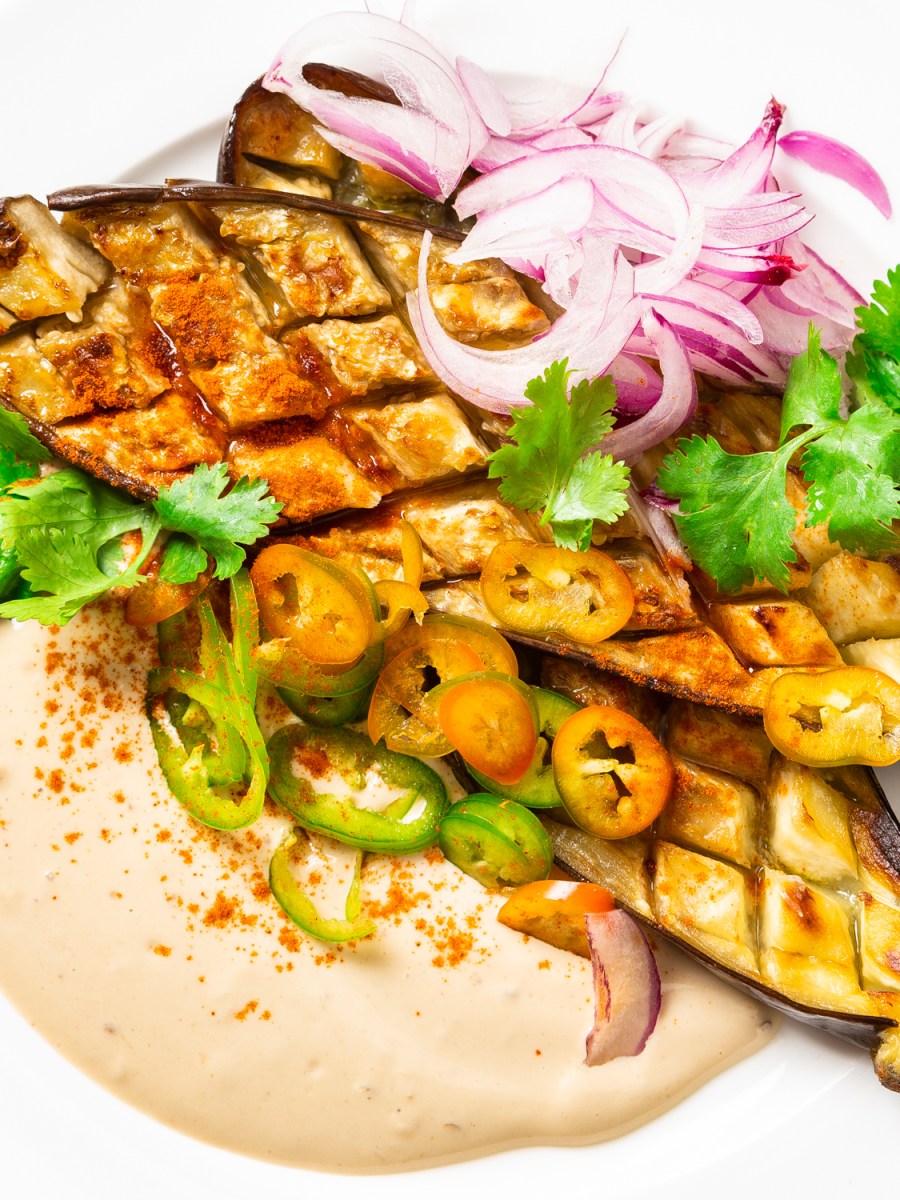 BAKED EGGPLANT WITH&nbsp;TAHINI
