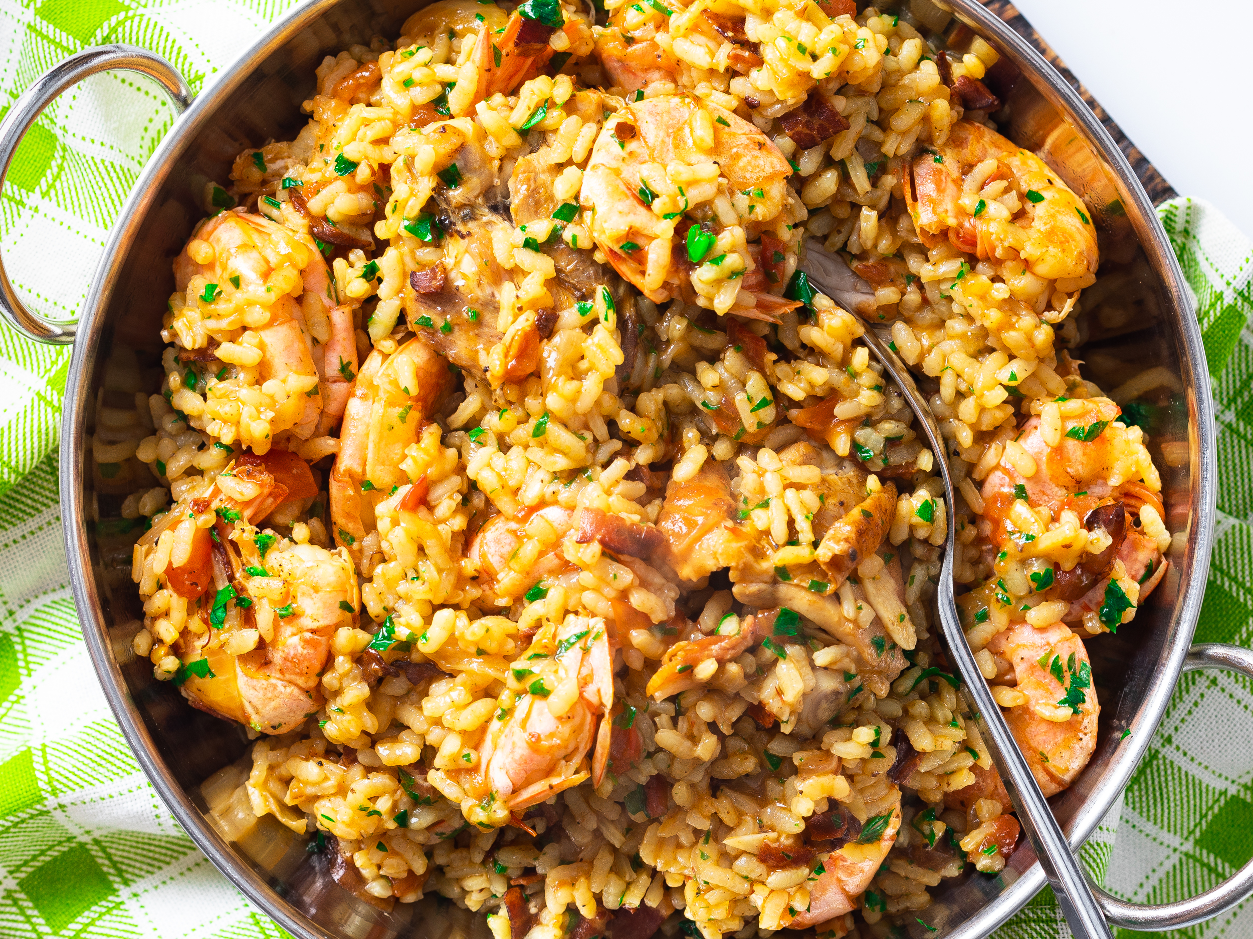 Shrimp and Chicken Paella