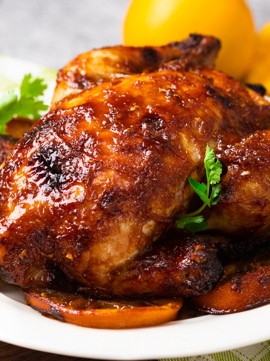 BAKED HONEY HOISIN CHICKEN WITH GINGER AND&nbsp;ORANGE