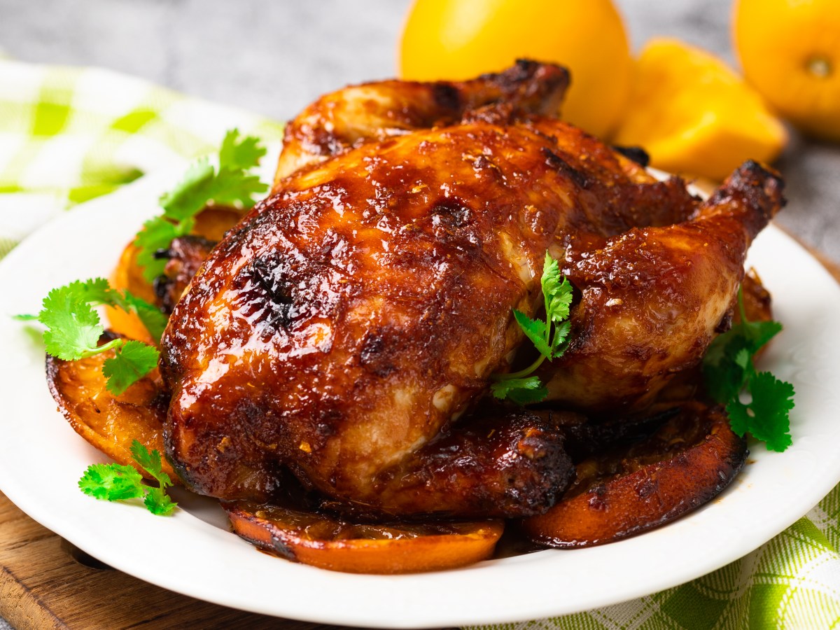 BAKED HONEY HOISIN CHICKEN WITH GINGER AND&nbsp;ORANGE
